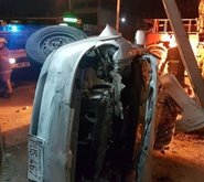 Un herido tras aparatoso accidente en Fernando de la Mora - Paraguay.com