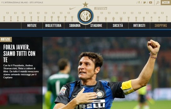 Javier Zanetti: El Tractor Nerazzurro :: Biografia 