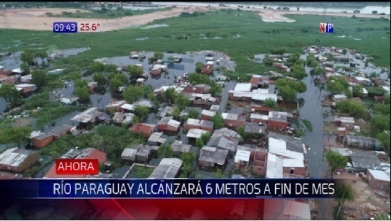 Declaran el estado de emergencia en Asunción — Inundaciones y caos